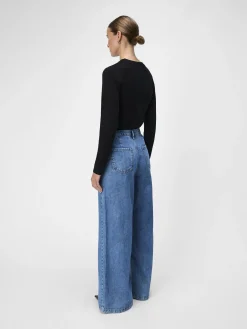 OBJECT Jeans|Byxor*VECKAD JEANS Medium Blue Denim