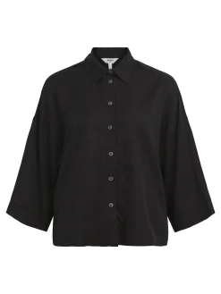 OBJECT Basic|Skjortor*ÖVERDIMENSIONERAD SKJORTA Black