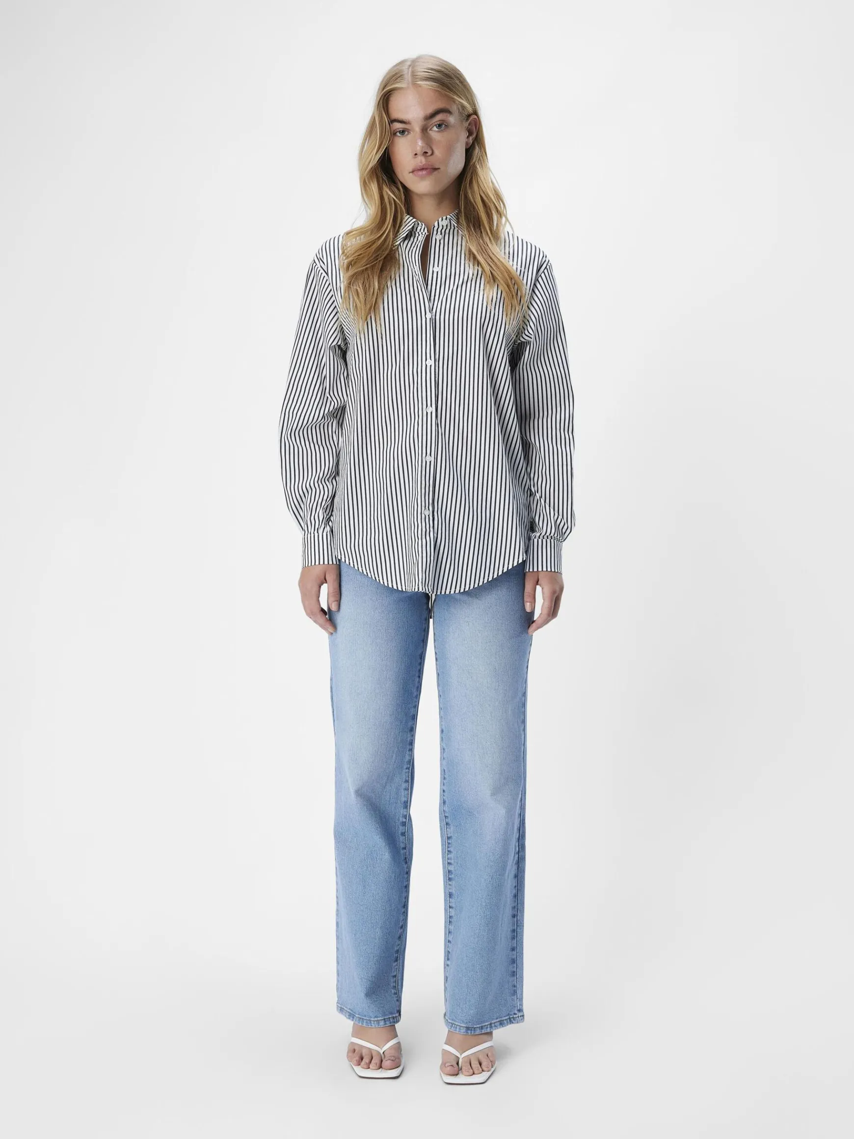 OBJECT Basic|Toppar*VID PASSFORM SKJORTA White