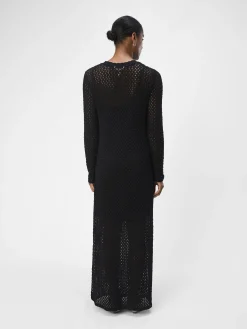 OBJECT Klänningar*VIRKAD MAXIKLÄNNING Black