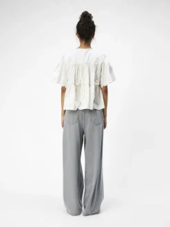 OBJECT Toppar*VOLANGPRYDD BLUS White Sand