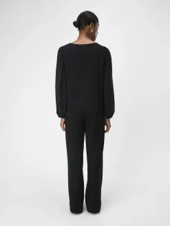 OBJECT Toppar*V-RINGNING BLUS Black