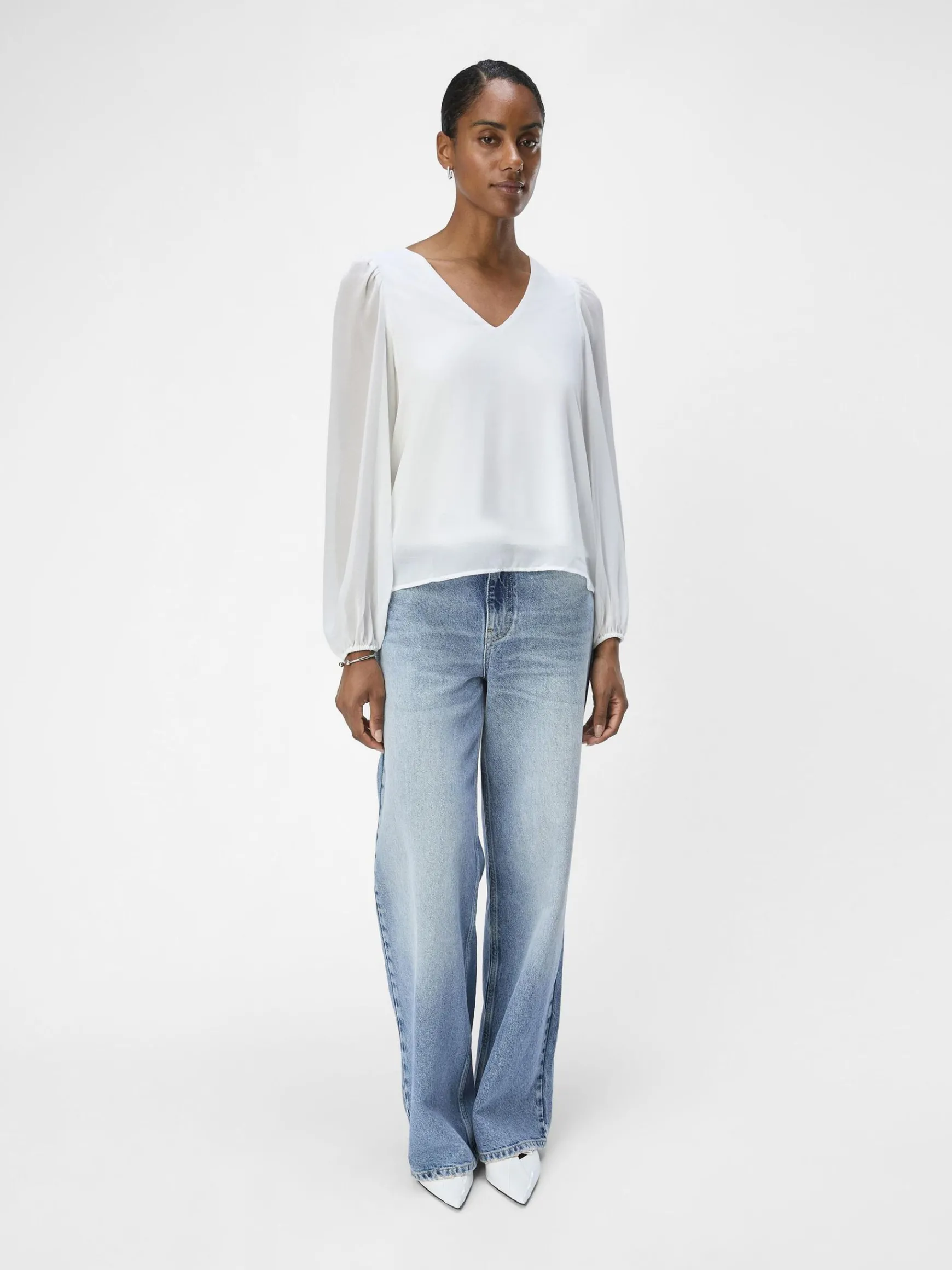 OBJECT Toppar*V-RINGNING BLUS Cloud Dancer