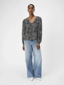 OBJECT Toppar*V-RINGNING BLUS Sandshell