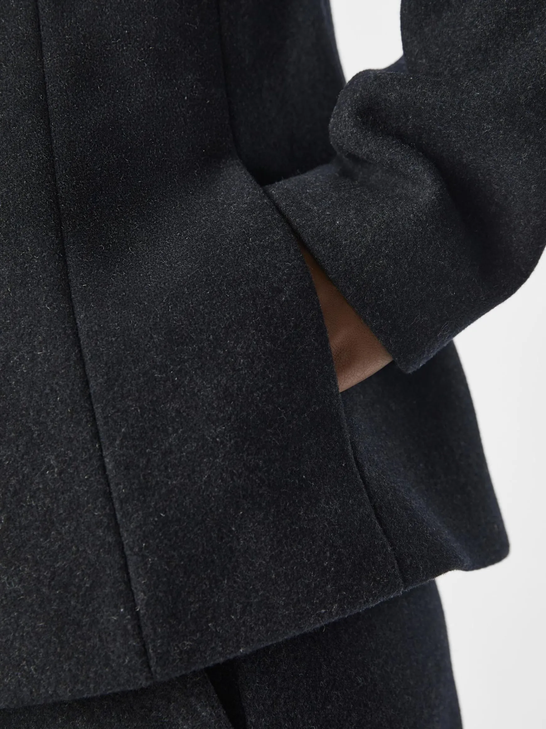OBJECT Kavajer*V-RINGNING KAVAJ Dark Grey Melange